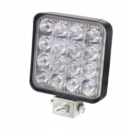 Darbo lempa 16 LED 48W 83x83x20 mm aliuminis