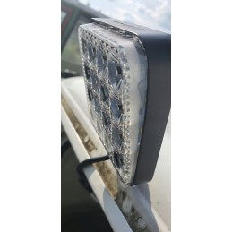 Darbo lempa 16 LED 48W 83x83x20 mm aliuminis