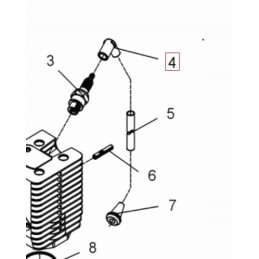 Žvakės vamzdis wm80 5000049900 0049900