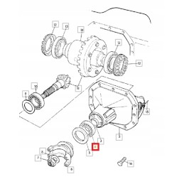 Guolių kovos ataka JCB 907 09100 OEM Koyo Japan