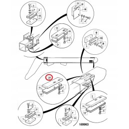 Skaidrių čiuožyklos prailginimas jcb telescopic 160 02208