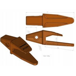 Dantų adapteris j250 6y 3254 6y3254