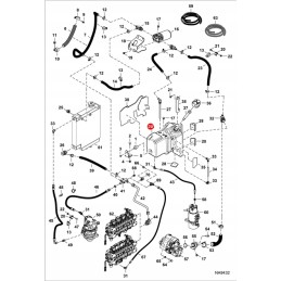 Bobcat e17 e19 e20 hidraulinis bakas originalus