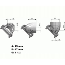 Pajungimas prie radiatoriaus asa ng40 bsp g1 1 2