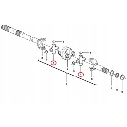 Cross polosi volvo bl60 bl61 bl70 bl71 11716631