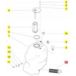 Yanmar siurbimo filtras SV16 SV26