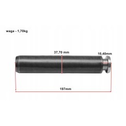 Smeigtuką stumia kačių buldozeris