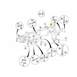JCB krautuvo svirties cilindro kaištis