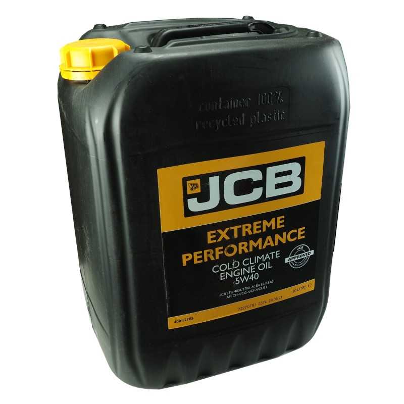 JCB EP 5w40 variklio alyva 20l 3cx 4cx 4001 2705
