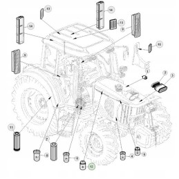 Originalus John Deere RE509036 kuro filtras
