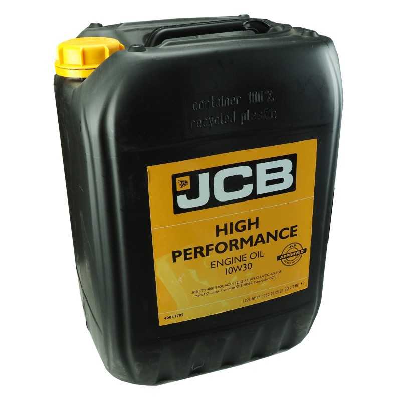 JCB HP 10w30 variklio alyva 20l originali 4001 1705