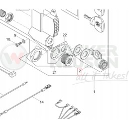 Uždegimo jungiklis wacker dpu3750 hatz 50602001