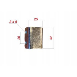 H500 aliuminio šoninė vertikali spyna, plz rankenos