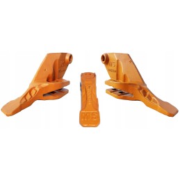 Dantų pusės dantų šaukštai JCB 3CX 4CX tipo ryklio ryklys