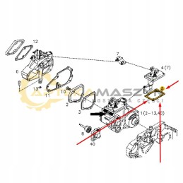 Deutz pradinės dozės ritės tarpiklis 32910034052