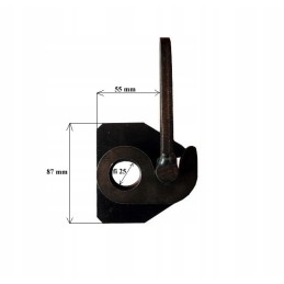 Apatinis vyris, apatinis išmetimas, komplektas, skersmuo 25