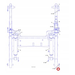 Mini cat rankos tvirtinimo kaištis 191 9588