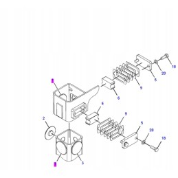 Cat ekskavatoriaus krautuvo stabilizatoriaus slydimas 5 2 mm