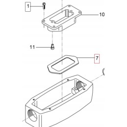 Vibratoriaus mygtuko diafragma 5003010141 3010141