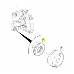 Hidraulinio sklendės sandariklis JCB CVA ekskavatoriniam krautuvui