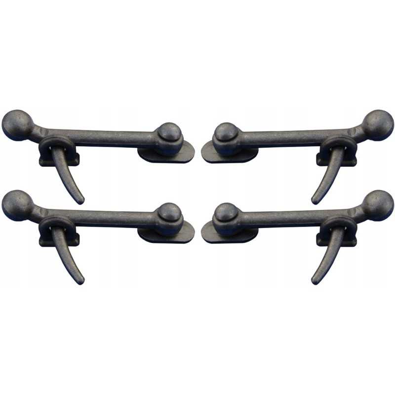 Priekabos kėbulo spaustukai 2x kairėje, 2x dešinėje