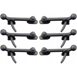 Priekabos kėbulo spaustukai 3x kairėje, 3x dešinėje