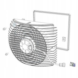 Radiatoriaus ventiliatorius tt 11 asa 0257 AG asa 0367