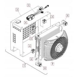 Radiatoriaus ventiliatorius tt 11 asa 0257 AG asa 0367
