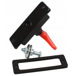 Atlenkiama lango rankena duryse