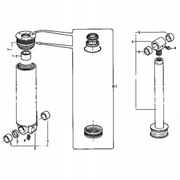 Pm krano hidraulinio cilindro sandarikliai