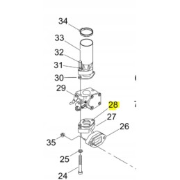 Karbiuratoriaus tarpiklis bs 5002005666 2005666