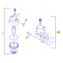 Degalų siurblys Cat Telehandler ekskavatoriniam krautuvui