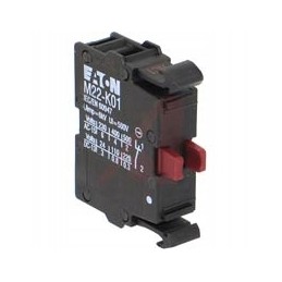 Pagalbinis kontaktas 1r, tvirtinimas priekyje, NC