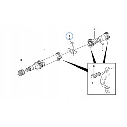 Veleno kryžminė galvutė Volvo BL61 italų 11716650