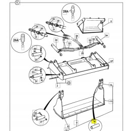 Spyruoklinė įvorė jcb 3cx 4cx kaušo tvirtinimui
