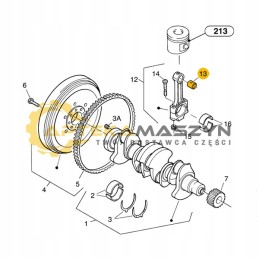 Švaistiklio įvorė volvo d3d d3 6d l20b l25b l20f fi 26mm