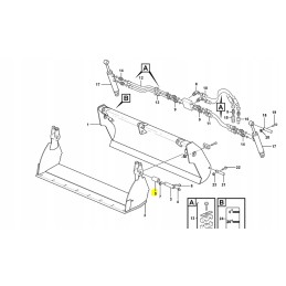 Priekinė kaušo įvorė Volvo Kop lad 11881154