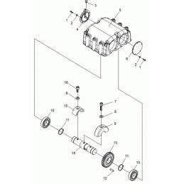 Wacker dpu bpu vibracinis guolis 0103469 nj2210 c4