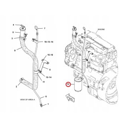 Cat 428 432 bcdef alyvos filtras