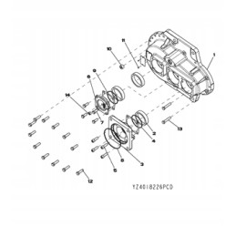žiedas John Deere df180 843k 764 450g df150 5900