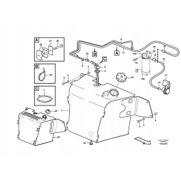 Kuro lygio plūdinis jutiklis Volvo BL 11881914