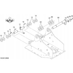 Hitachi zx240 5g zx280 5g strėlės padas