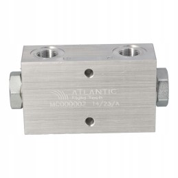 Atlanto dvigubas atbulinis vožtuvas be reguliavimo 3 8 bsp 30 lm 350 bar 1 bar