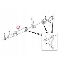 Priekinis pavaros velenas volvo bl60 bl70 bl71 11886355