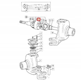 Cross Polosi jcb 3cx 4cx 914 80206 30 2x82mm