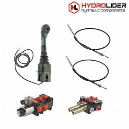 Hidraulika apvaliam, 40l skirstytuvas, vairasvirtė, trosai