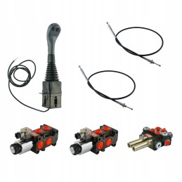 Hidraulinis skirstytuvas 40l, vairasvirtė, 2-5m laidas