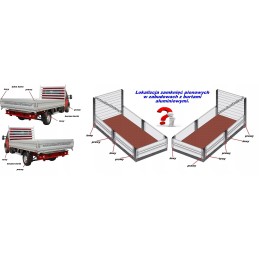 Aliuminio h400 vertikali šoninė spyna su pl šoniniu varžtu