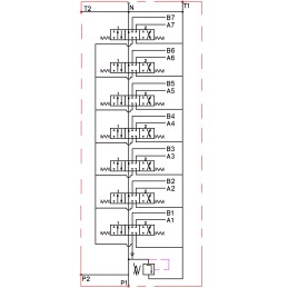 Hidraulinis skirstytuvas 7s 40l 7xa1 badestnost