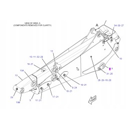 Kaiščio jungiamoji lazdelė su strėlės katė 428f 400x60 mm